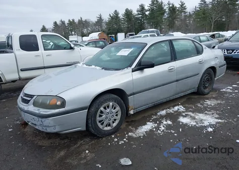 2001 Chevrolet Impala из США, поврежденный, VIN 2G1WF52E519127535